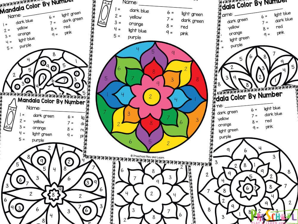 free-printable-mandala-color-by-number-worksheets