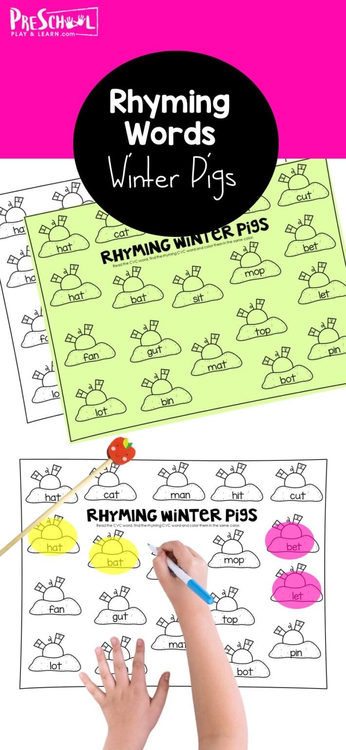 free-printable-winter-rhyming-words-worksheets