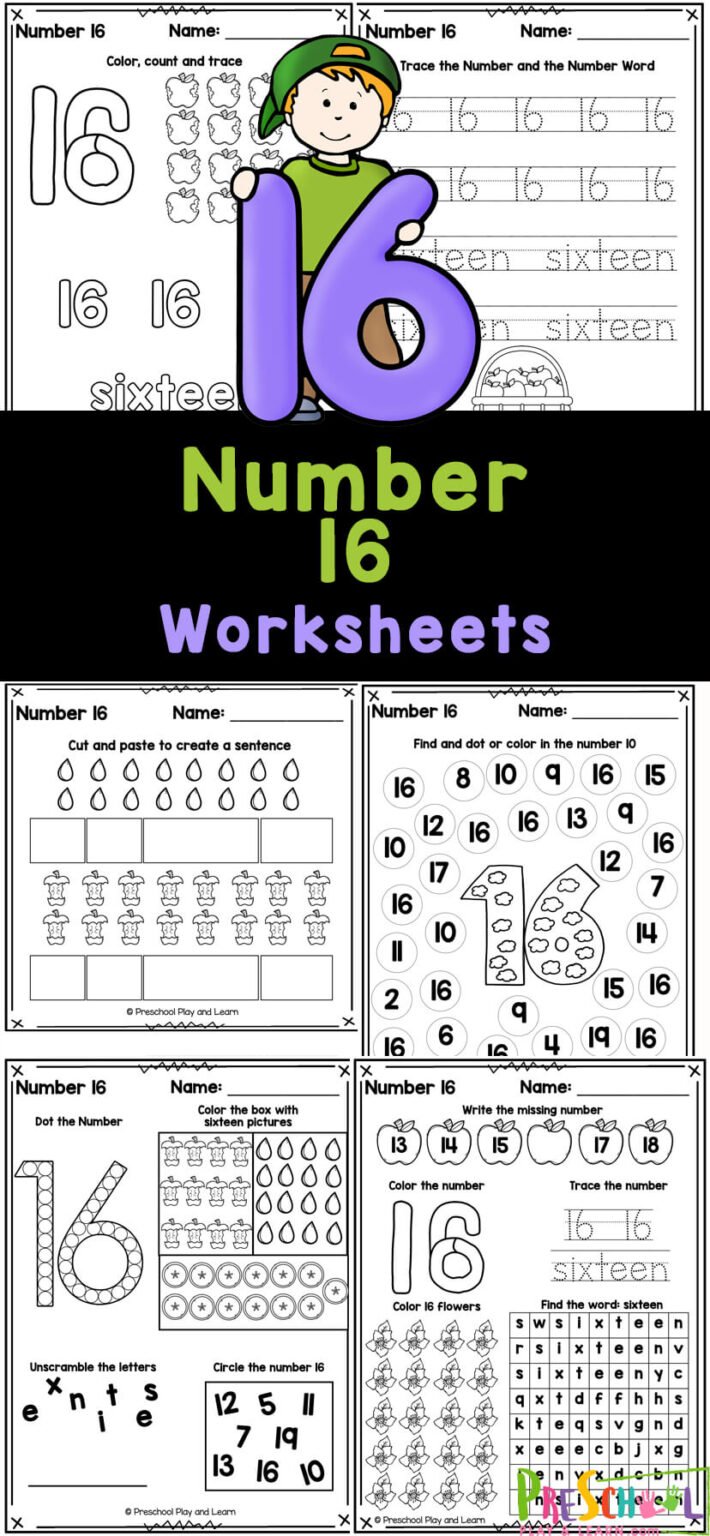 Free Printable Number 13 Worksheets For Preschool 9262