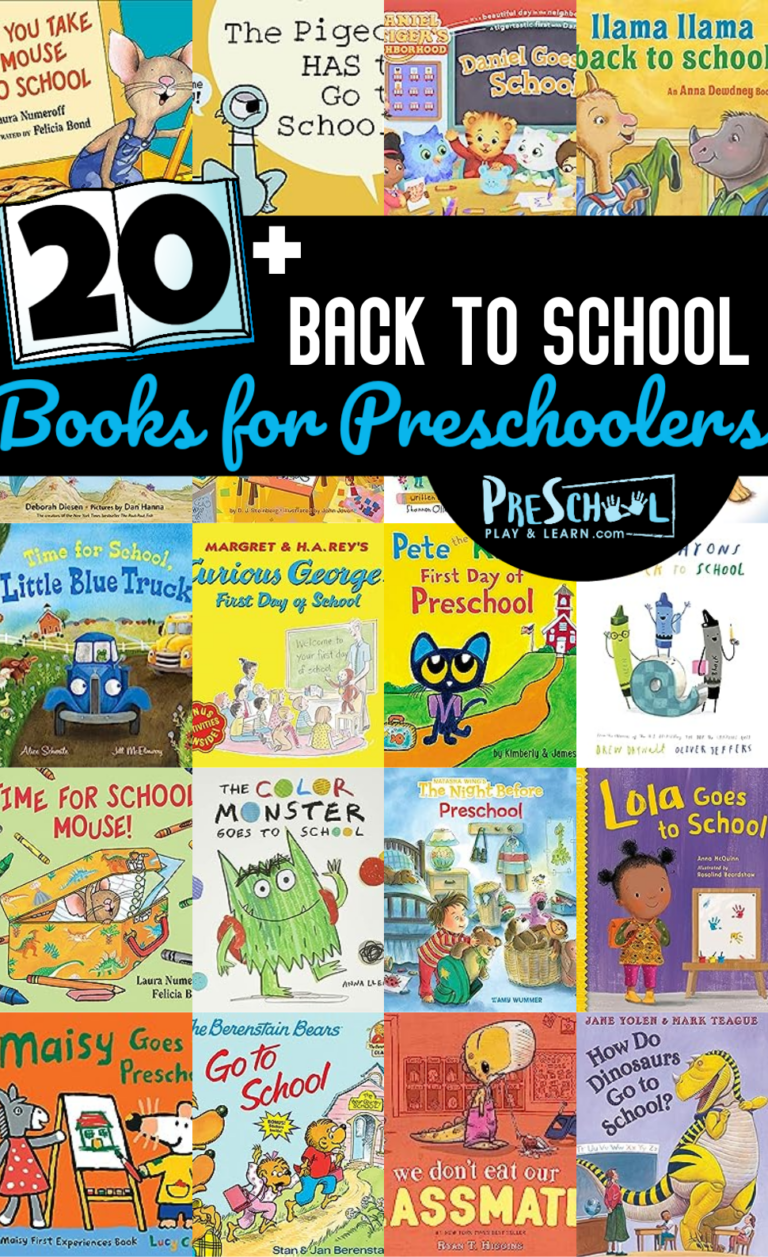 Back to School Books for Preschoolers to Read on the First Day