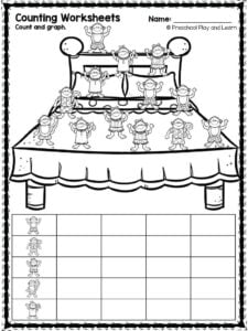 preschool graphing worksheets