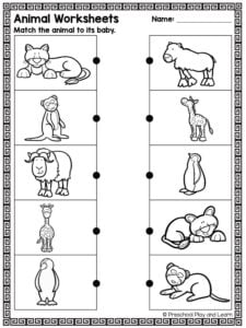 baby animals printables