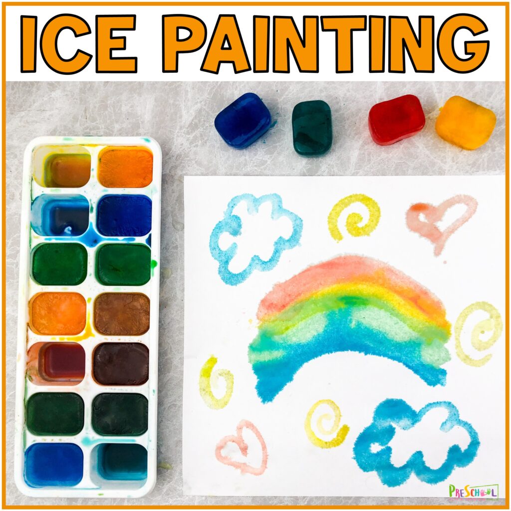 Looking for a fun summer activity for young kids? Try watercolor ice cube painting—it's a delightful and sensory-rich experience!