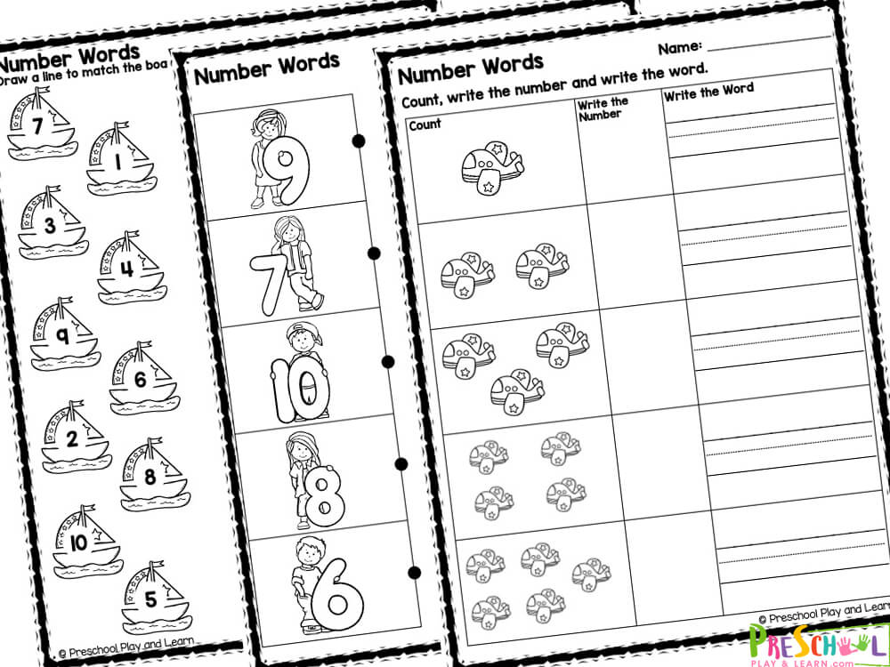 There are twelve pages in this pack. Each page contains an activity for children to complete as they learn the numbers from one through ten.