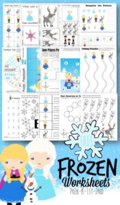 disney frozen-worksheets