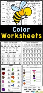 Children will love learning about eleven different colors with these fun and free printable color worksheets. These colour worksheets include a huge variety of activities and engaging clipart to help toddler, preschool, pre-k, kindergarten, and first graders to learn color words and names in a fun and easy way! Simply print the learning colors worksheet pages and you are ready to play and learn!